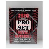 2026 ProSet Metal Baseball 1/1 Proof Pack