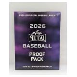 2026 Leaf Metal Baseball 1/1 Proof Per Pack