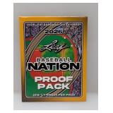 2026 Leaf Baseball Nation 1/1 Proof Pack