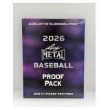 2026 Leaf Metal Baseball 1/1 Proof Per Pack