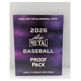 2026 Leaf Metal Baseball 1/1 Proof Per Pack