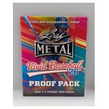 2026 Leaf Metal Vivid Baseball 1/1 Proof Pack