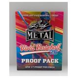 2026 Leaf Metal Vivid Baseball 1/1 Proof Pack