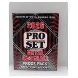 2026 ProSet Metal Baseball 1/1 Proof Pack