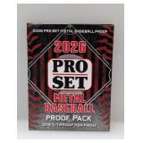 2026 ProSet Metal Baseball 1/1 Proof Pack