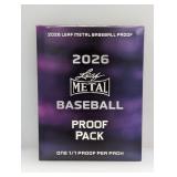 2026 Leaf Metal Baseball 1/1 Proof Per Pack