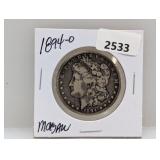 1894-O 90% Silv Morgan $1 Dollar
