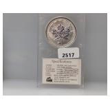 1998 1oz .999 Silv 1oz .999 Maple Leaf