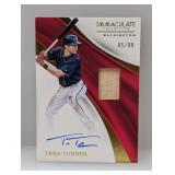 2017 Trea Turner Immaculate Collection Auto Bat/99