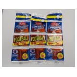 (3) 1990 Fleer Premiere Edition Football Rack Pack
