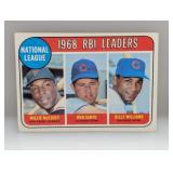 1969 TOPPS LEADERS McCOVEY/SANTO/WILLIAMS
