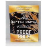 2026 Leaf Optichrome Football 1/1 Proof Pack