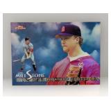 1998 Mark Mcgwire Topps Chrome Milestone Refractor