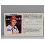 4x6 Stan Musial Auto Post Card Stan the Man Inc