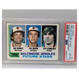 1982 Topps Cal Ripken Jr #21 RC Future Stars PSA 8