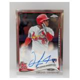 2014 Oscar Taveras Topps Chrome Auto RC