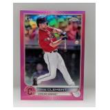 2022 Topps Chrome Pink Ernie Clement Rookie #145