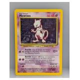 Pokï¿½mon 1999 Mewtwo Holo 10 Surface/Crease