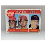 1969 TOPPS Baseball 1968 AL ERA LEADERS LUIS TIANT