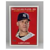 2025 Topps Aaron Judge MVP Insert
