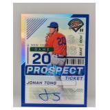 2024 Panini Prospect Jonah Tong Auto #114/149