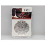 NCG 1997 1oz .999 Silv Eagle Gem BU MS++ $1 Dollar