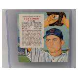 1955 RED MAN TOBACCO BOB LEMON HOF Creases/Surface