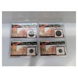 (4) Original New York Pennies