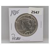 1935 90% Silv Peace $1 Dollar