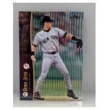 1998 Topps Finest Derek Jeter Andruw Jones M18