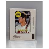 2018 Topps Heritage HN Shohei Ohtani RC 1969 Decal