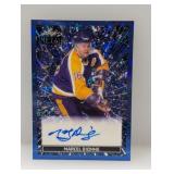 2026 Leaf Metal Hockey Marcel Dionne Auto Blue 5/6