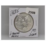 2005 1oz .999 Silv Mexico Libertad