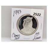 1993 1oz .999 Silv Camel Joe Round