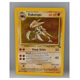 1999 Pokemon Fossil Kabutops Holo #9 S/Es