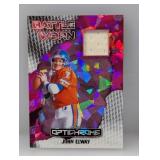 6/8 2025 Leaf Optichrome Battle Worn Elway Relic