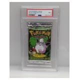 1999 Pokemon Jungle Wigglytuff Pack PSA 9