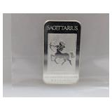 1oz .999 Silv Sagittarius Art Bar