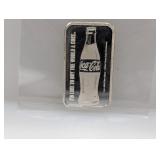 1oz .999 Silv Coca Cola Art Bar