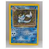Pokemon 1999 Vaporeon Holo 12 Crease/Scratches