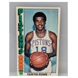 1976-77 Topps Curtis Rowe #118 Indent/Print Line