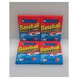 (4) 1989 Donruss Packs Look For Ken Griffey Jr. Rc