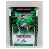3/6 2025 Leaf Optichrome Jeremiyah Love Auto