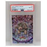 2000 Topps Chrome Pokemon Golem Sparkle #76 PSA 8