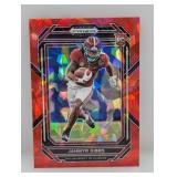 2023 Prizm Red Cracked Ice Jahmyr Gibbs Rookie
