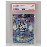 2000 Topps Chrome Pokemon Poliwhirl Spectra PSA 9