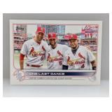 2022 Topps Wainwright/Pujols/Molina One Last Dance