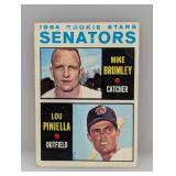 1964 Lou Piniella Mike Brumley Topps RC #167 C/C/E
