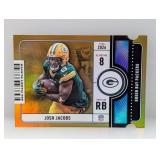 2026 Topps Josh Jacobs Gold /50 Big Ticket Ref