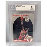 1990 Hoops Michael Jordan #65 Beckett 8